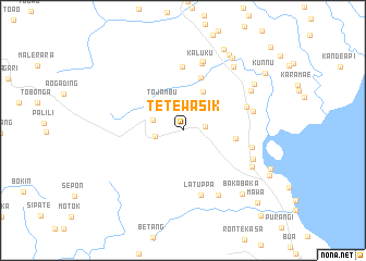 map of Tetewasik