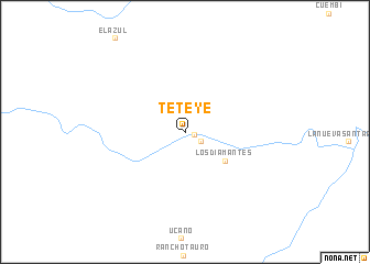 map of Teteye