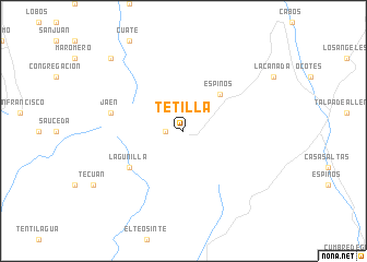 map of Tetilla