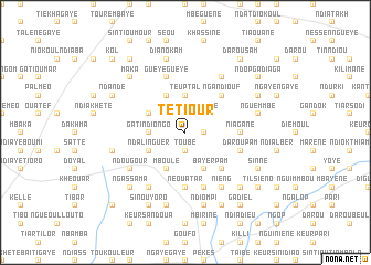 map of Tétiour