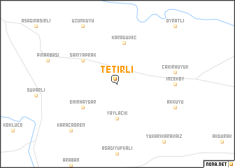 map of Tetirli