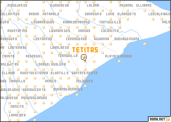 map of Tetitas