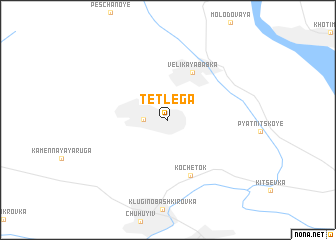 map of Tetlega