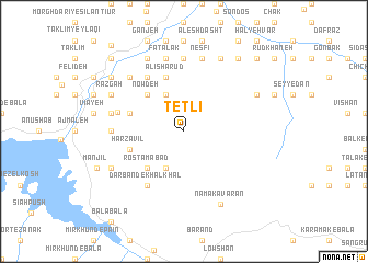 map of Tetlī