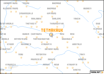 map of Tetmakauk
