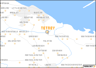 map of Tetney