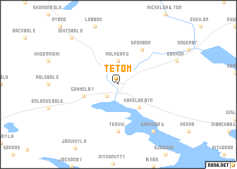 map of Tetom