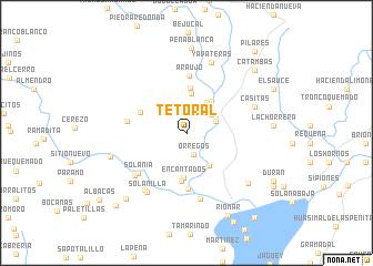 map of Tetoral