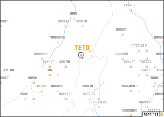 map of Teto