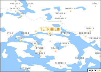 map of Tetriniemi