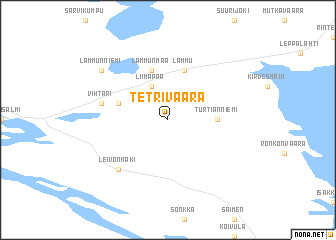 map of Tetrivaara