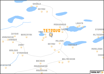 map of Tetrovo