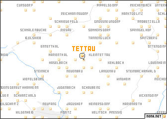 map of Tettau