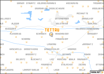 map of Tettau