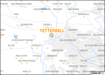 map of Tettenhall