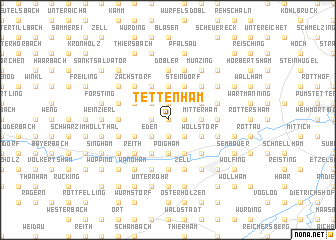 map of Tettenham