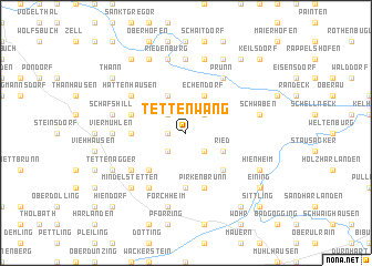 map of Tettenwang