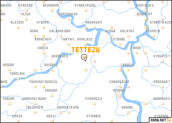 map of Tettēzu