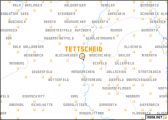 map of Tettscheid