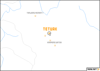 map of Tetuak