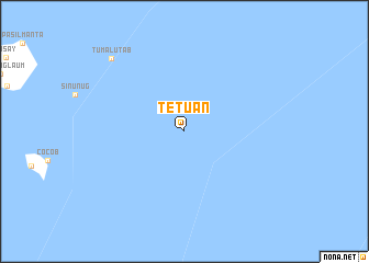 map of Tetuan