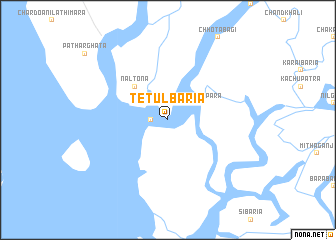 map of Tetulbāria