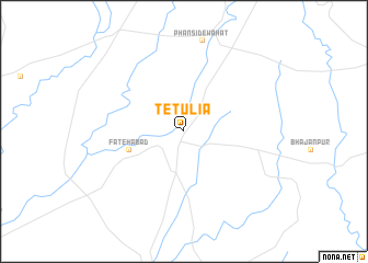 map of Tetulia