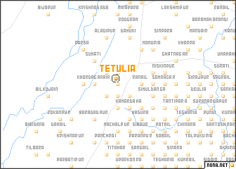 map of Tetulia