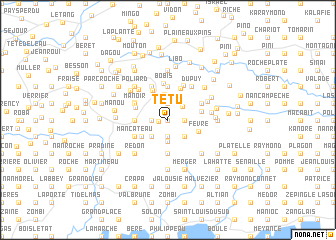 map of Tetu