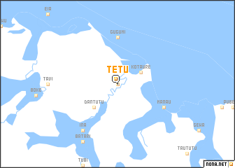 map of Tetu