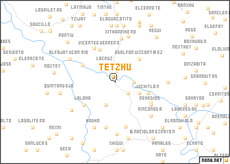 map of Tetzhu