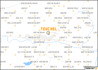 map of Teuchel