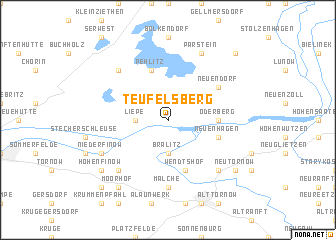 map of Teufelsberg