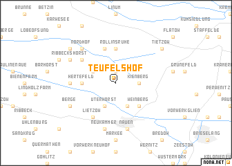 map of Teufelshof