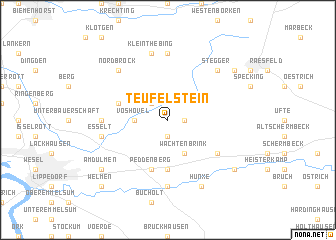 map of Teufelstein