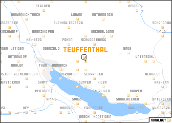 map of Teuffenthal