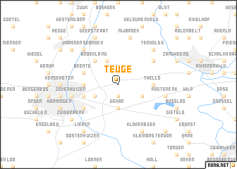 map of Teuge