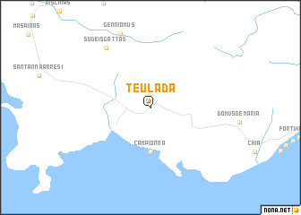 map of Teulada