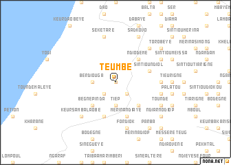 map of Teumbe