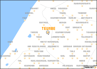 map of Teumbé