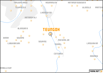 map of Teungoh