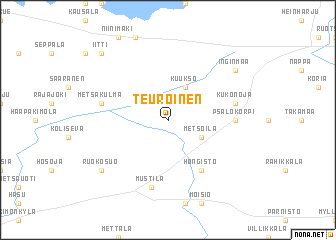 map of Teuroinen