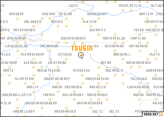 map of Teusin