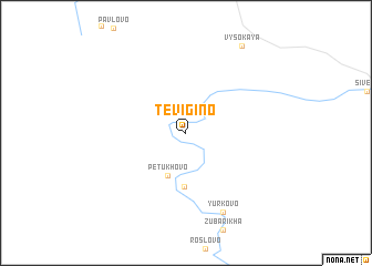 map of Tevigino