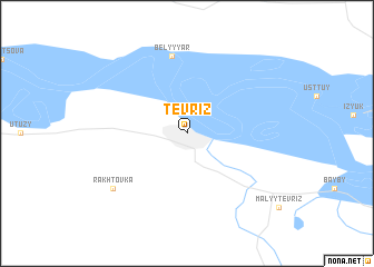 map of Tevriz