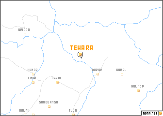 map of Tewara