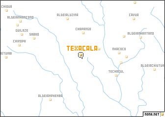 map of Texacala