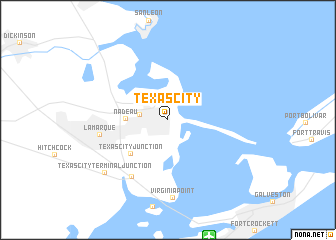 map of Texas City