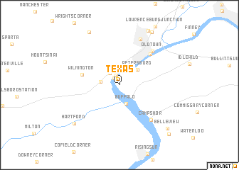 map of Texas