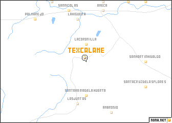 map of Texcalame